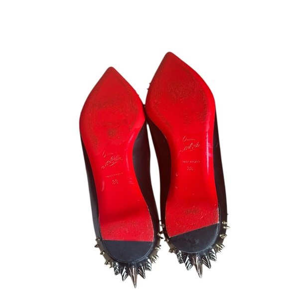 Christian Louboutin Goldoflat flats spike detail RETAIL 995 - Picture 6 of 8
